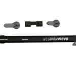 RADIAN COMBO RAPTOR/TALON AR15 GRAY, charging handle and selector components laid out