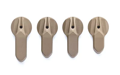 Radian Talon safety selector, four flat dark earth levers shown from above