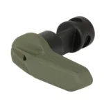 Radian Talon GI safety in olive drab green and black, angled side view