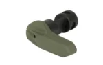 Radian Talon GI safety in olive drab green and black, angled side view