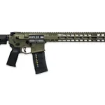 RADIAN MODEL 1 16-inch 223WLD 30RD ODG rifle, right-side view with green handguard and black stock