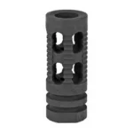 Yankee Hill Machine Co YHM PHANTOM BRAKE 1/2X28 SMOOTH, black, angled side view with ports