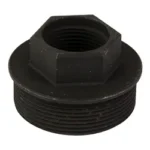Yankee Hill Machine Co YHM Carbine Adapter, black three-quarter view with inner and outer threads
