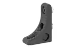 Yankee Hill Machine Co YHM MLOK HAND STOP ASSEMBLY BLK, black angled side view with textured edge