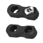 Yankee Hill Machine Co YHM M-LOK QD SLING SWIVEL MOUNT ASSY, black two-piece mount, angled view