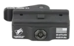 American Defense Mfg. AM DEF AIMPOINT T1 QR MNT LOW, front angled view of black low optic mount