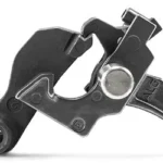 ALG AK TRIGGER - ULTIMATE black and silver trigger assembly, side view