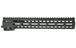 GEISSELE 13.5" SPR MOD MK14 MLOK BLK black right-side view with top rail and elongated slots