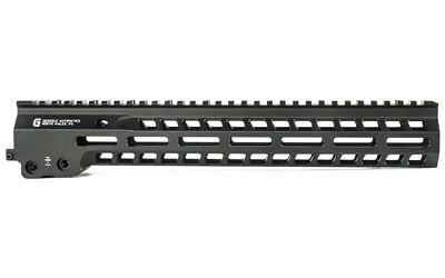 GEISSELE 13.5" SPR MOD MK14 MLOK BLK black right-side view with top rail and elongated slots