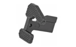 Geissele MARITIME BOLT CATCH black bolt catch, angled view with textured pads