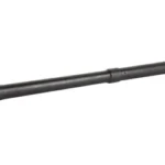 Ballistic BBL 223Wylde 16" OPS12 PRO, black barrel side view with silver chamber end