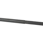 Ballistic BBL 223Wylde 16" SPR MID, black barrel side view with silver chamber end