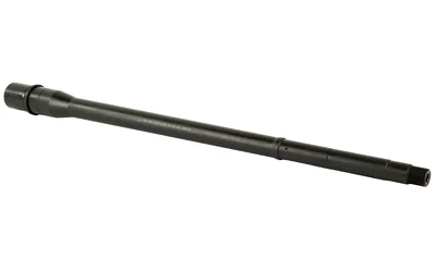 BALLISTIC BBL 308WIN 18" RIFLE BLK black angled side view with stepped contour and dark ends