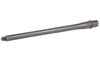 BALLISTIC BBL 8.6BLK 16" HBAR CARB, black barrel in side view with threaded muzzle