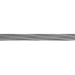 BALLISTIC BBL 10-22 STD 16.1 SSFLT, side view of silver fluted barrel with threaded end