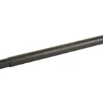 BALLISTIC BBL 22ARC 16 SPR MID PR B black barrel, angled side view with silver muzzle end