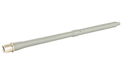 primary-17497 BALLISTIC BBL 223WYLDE 16 MID TAC, silver barrel in side view with stepped profile