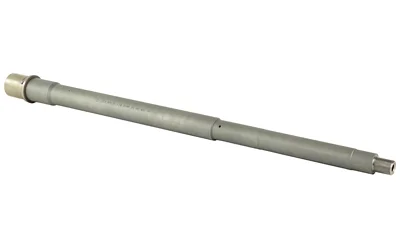 BALLISTIC BBL 223WYLDE 16 SS SPR, stainless barrel in side view with stepped profile