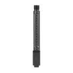 BALLISTIC BBL FOR GLK 17 TD BFLT BLK, black vertical view with threaded muzzle and fluted body
