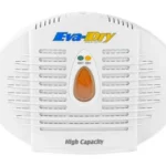 EVA-DRY HI CAP RENEWABLE DEHUM white, front view with vents and orange indicator window