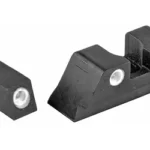 Meprolight MEPROLT TD for GLK 17 19 22 23 G/Y, black front and rear sight set with white dots