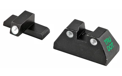 Meprolight MEPROLT TD HK USP CMPT G/G HK701973, black front and rear sights with white dots