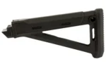 MAGPUL MOE AK Stock, black right-side view with triangular brace and textured buttpad