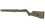 MAGPUL HUNTER X-22 STK olive drab side view with ventilated fore-end and textured grip