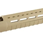 MAGPUL MOE SL handguard in flat dark earth, angled side view with elongated vent slots