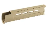 MAGPUL MOE SL handguard in flat dark earth, angled side view with elongated vent slots