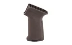 MAGPUL MOE AK 47 GRIP plum angled side view with textured panels