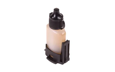 primary-17591 MAGPUL MIAD/MOE LUBE BOTTLE CORE, upright view with translucent bottle and black cap