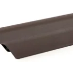 MAGPUL AK 0.50 CHEEK RISER PLM brown cheek riser, angled side view