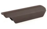 MAGPUL AK 0.50 CHEEK RISER PLM brown cheek riser, angled side view
