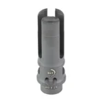 B&T ROTEX-SF ASLT OPN TINE 7.62 gray cylindrical device with open tines, front angled view