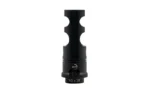 B&T ROTEX-SF MUZZLE BRAKE 556 black muzzle brake, side view with three large ports