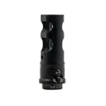 B&T ROTEX-SF muzzle brake 762 black side view with three large ports and threaded base