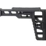 SAMSON SAS K STK black right-side view with folding hinge, cheek pad and skeletonized frame