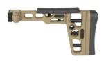 SAMSON SAS K STK FDE right-side view with black cheek pad, hinge and skeletonized frame