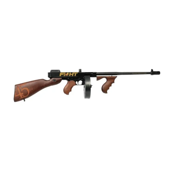 Kahr Arms Auto Ordnance Trump Fight 1927A-1 Rifle, right-side view with wood furniture