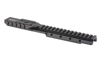 primary-17641 Samson Hannibal T-1 Rail Mini 14 08+ Black, angled top view with long slotted rail