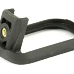 MAGPUL GL Enhanced Mag Well for G19 Gen4, angled view in black with brass-colored insert