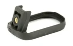 MAGPUL GL Enhanced Mag Well for G19 Gen4, angled view in black with brass-colored insert