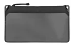 MAGPUL DAKA WINDOW POUCH MEDIUM black, front view with translucent panel, zipper and corner eyelets