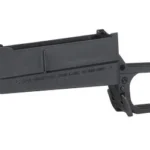 MAGPUL HUNTER 700L MAG WELL MAGNUM black magazine well, angled side view with trigger guard