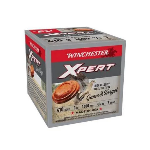 Winchester Ammunition Winchester Xpert Steel Shotshells 410 ga 3" 3/8 oz 1400 fps #7 25/ct
