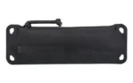 MAGPUL DAKA Suppressor Pouch Small, black top view with zipper and four corner holes