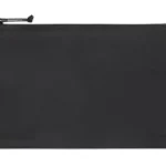 MAGPUL DAKA POUCH XL black rectangular zip pouch, front view with corner attachment points