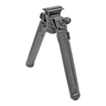 MAGPUL BIPOD ARMS 17S black bipod, front angled view with legs extended