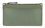 MAGPUL DAKA Window Pouch Medium, olive drab front view with translucent panel and zipper